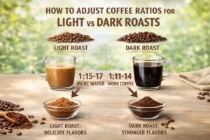 how to adjust coffee ratios